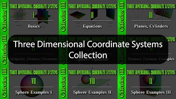 Three Dimensional Coordinate Systems - Collection