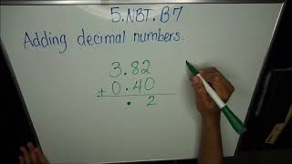 5 NBT B7 Adding decimal numbers