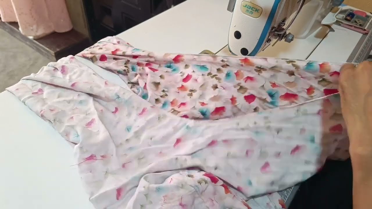 طريقة تفصيل وخياطة فراشة قاندورة موديل رائع وعجيب