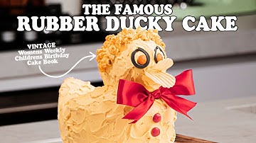 The Famous Rubber Ducky Cake - The Scran Line