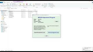 Epson Adjustment Program SC-F130 screenshot 2