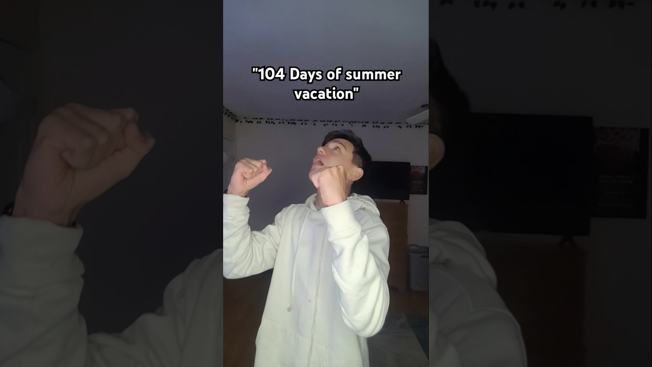 Summer vacation 😎 