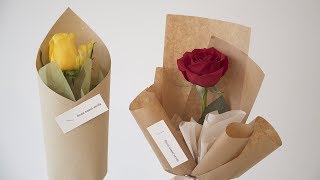 Flower Wrapping(Kraft paper)