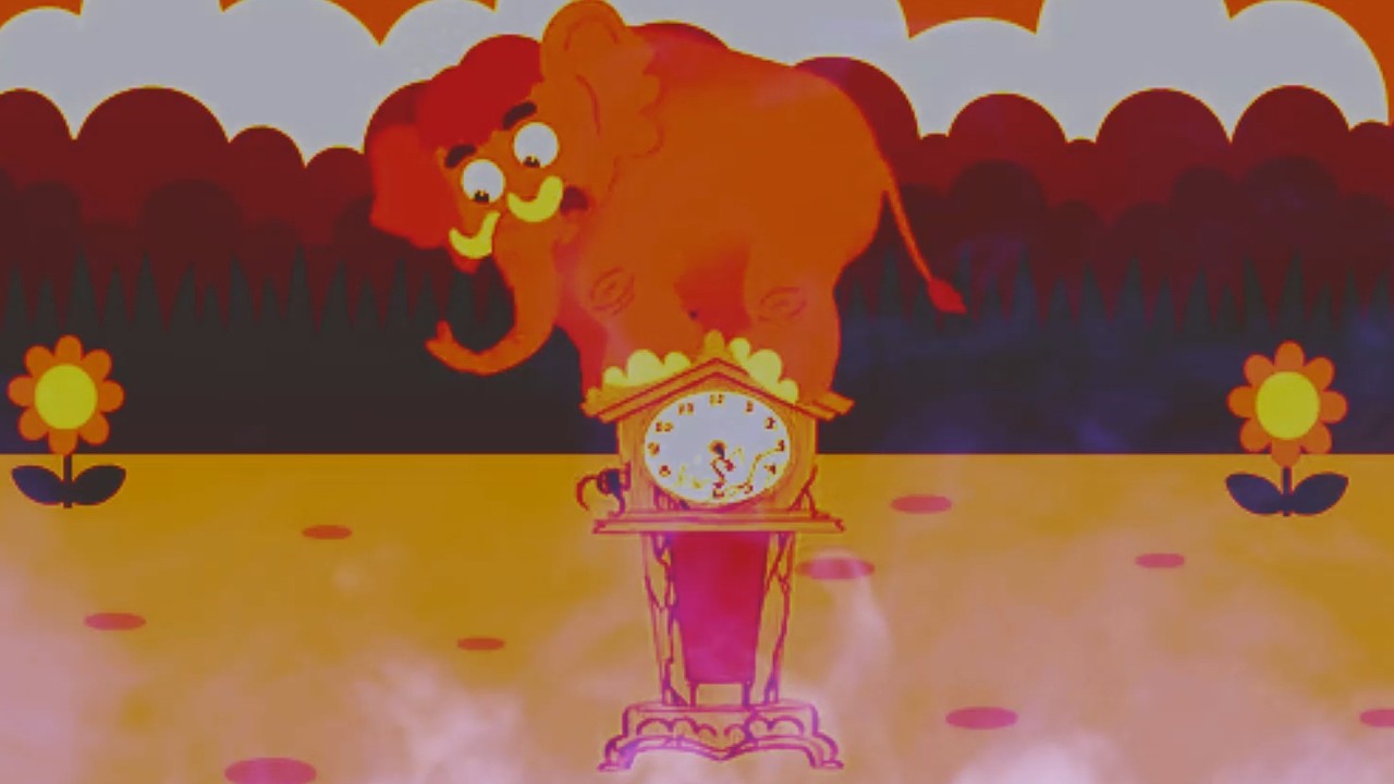 Hickory Dickory Dock || Effect || Neon Outline and Line Shift || Happy Tots