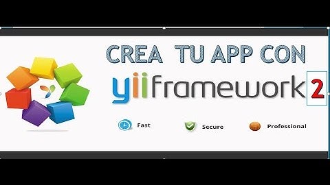 Crea tu app con yii framework 2: Presentacion de la aplicaciona realizar  y programas