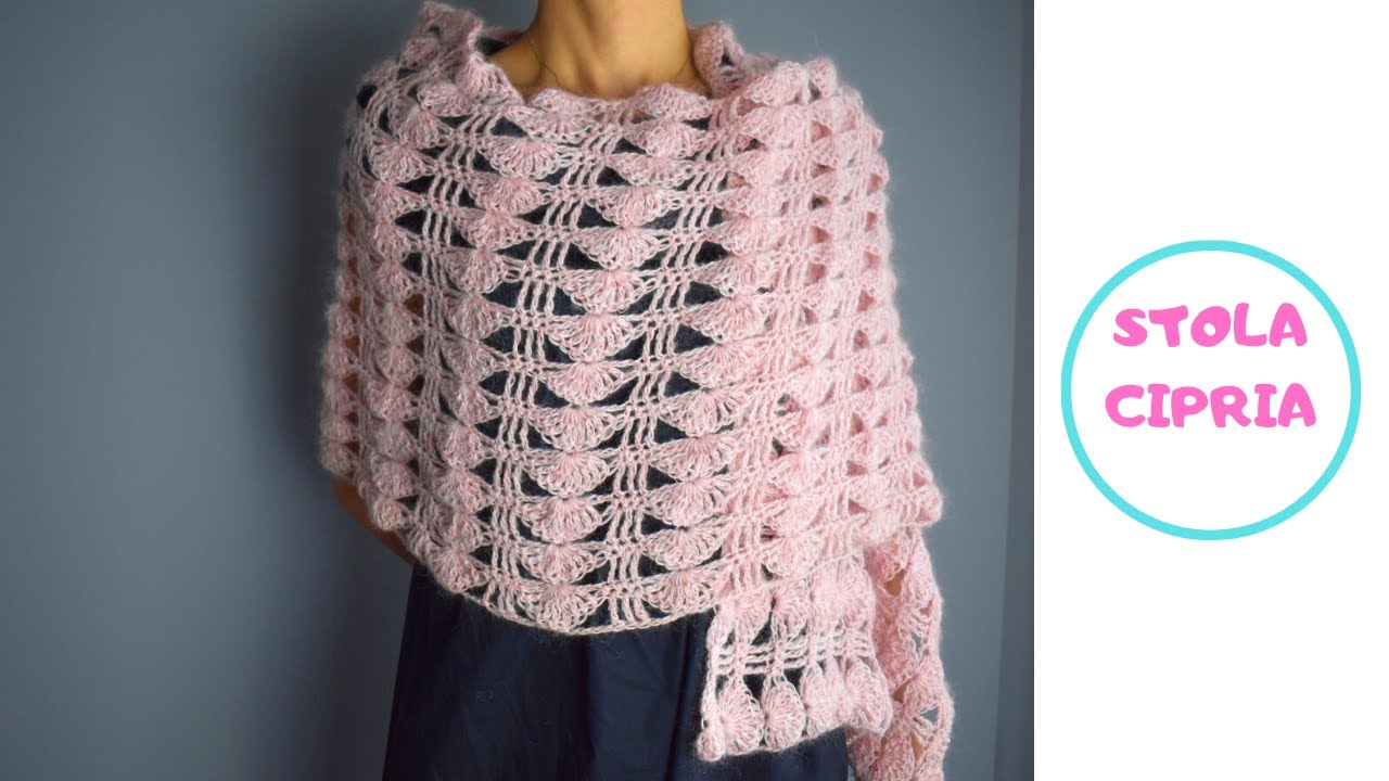 Stola ad uncinetto 