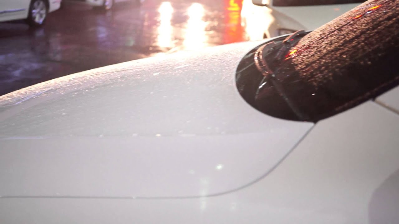 POMPONAZZI GLASS COATING WATER REPEL TEST COMPARE TO JAPANESE PRODUCT