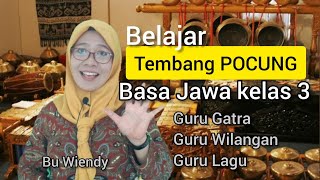 Belajar tembang POCUNG || Bahasa Jawa kelas 3