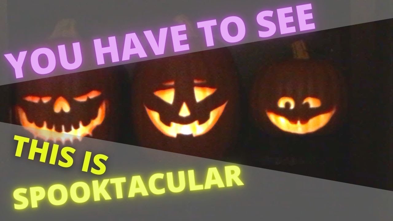 HALLOWEEN SPOOKTACULAR SINGING TALKING PUMPKINS, BE AMAZED BY THIS TRIO