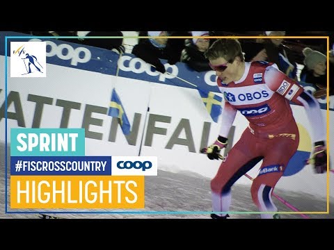 Klaebo keeps winning streak alive  | Men's Sprint | Åre | FIS Cross Country