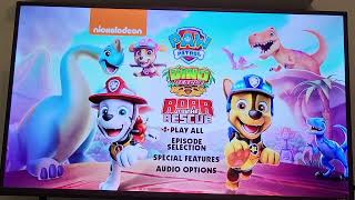 Paw Patrol Dino rescue - Roar to the rescue DVD menu walkthrough. 💿 🐶 🦖