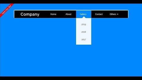 html Bangla Tutorial / CSS3 Bangla Tutorial / Dropdowns Navigation Bar/menu bar html