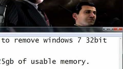 How to bypass windows 7 32bit ram limit