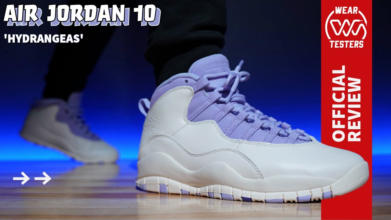 Air Jordan 10 Chalk and Hydrangeas