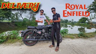 ROYAL ENFIELD CLASSIC 350 DELIVERY @BikerBoySamim