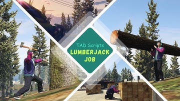 FiveM - QBCore |  Lumberjack Job - TADScripts.