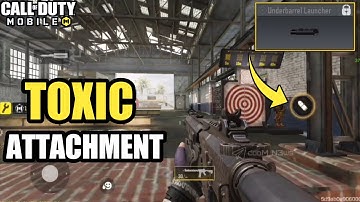 *NEW* Codm Underbarrel Launcher M4 Toxic Signature Attachment Gameplay