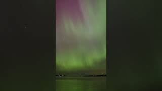 Aurora borealis seen at Edgewater Beach in Mukilteo Friday night #aurora #king5 #shorts