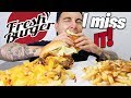 LITERALLY DRIPPING Double Fresh Burger + Canadian Poutine + Cali Fries (Fresh Burger Mukbang)