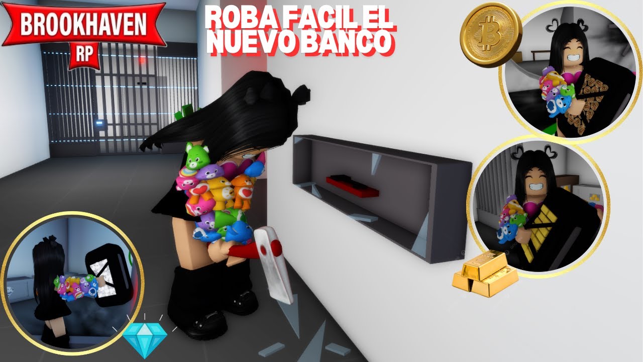 COMO ROBAR EL NUEVO BANCO BROOKHAEN DIAMANTE, ORO Y BITCOIN *SUPER FACIL*  TUTORIAL ROBLOX