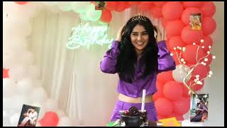 kannada Jothe Jotheyali Anu Sirimane Fame Meghashetty Birthday celebration Glimpse