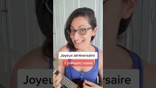 🇫🇷 Happy birthday in FRENCH (Pronunciation + SING with me)