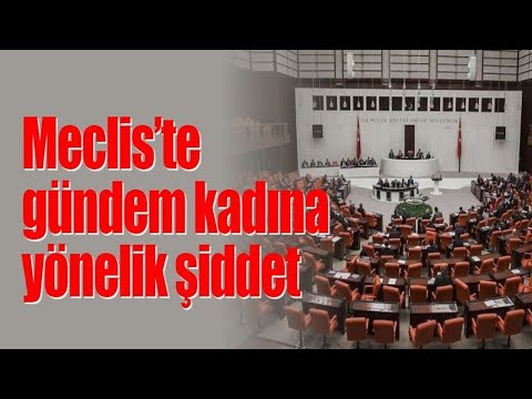 Meclis’te gündem kadına yönelik şiddet