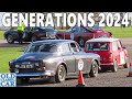 The generations rally 2024  1920s1980s cars