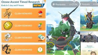Grab Free✨️Mega Rayquaza Ozone Ascent Timed Research in Pokemon Go screenshot 1