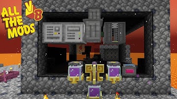 Made A Mob Farm - EP12 - ATM8: Volcano Block (Minecraft)