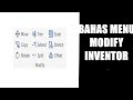 Cara mudah belajar autodesk inventor pemula | menu modify Move, copy, trim, extend, offset, dll