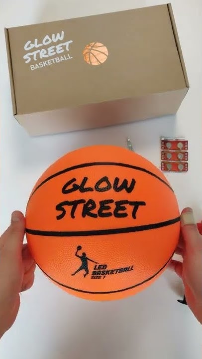Светящийся баскетбольный мяч GLOW STREET - YouTube