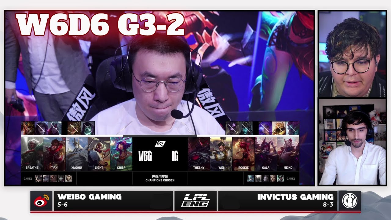 WBG vs IG - Game 2 | Week 6 Day 6 LPL Summer 2025 Split 3 | Weibo Gaming vs Invictus Gaming G2 full
