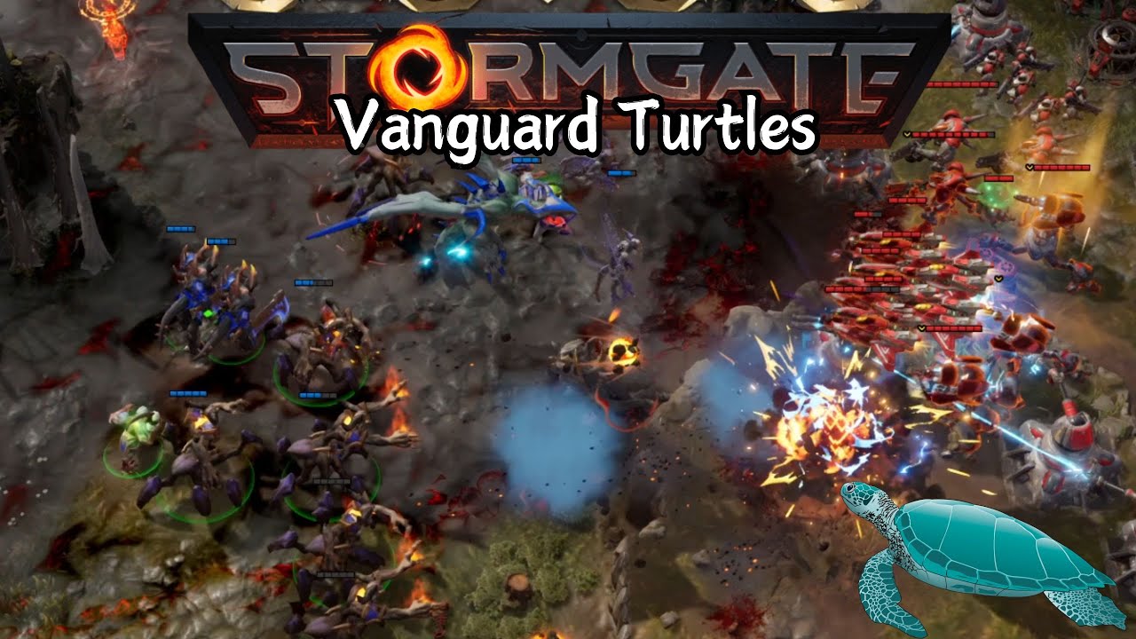 Vanguard Turtles the Entire Game | Stormgate |  Infernals vs Vanguard Best of One
