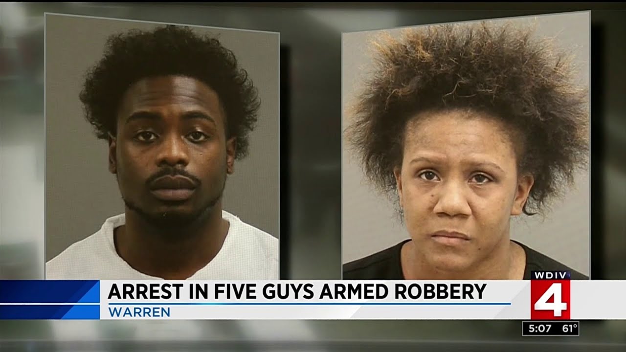 Arrests made in Warren Five Guys armed robbery YouTube