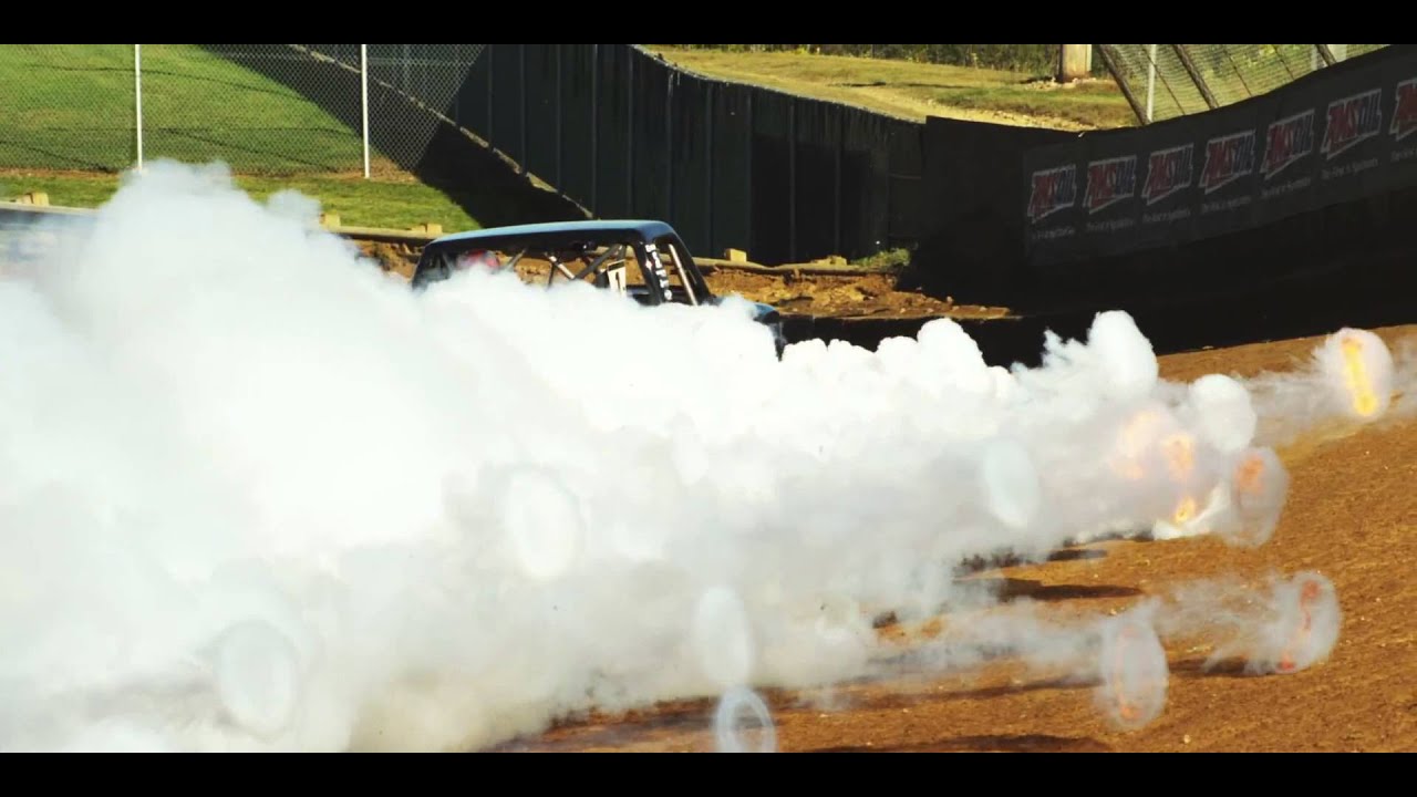 Truck Engine Blows Smoke Rings YouTube