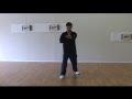 Yang family tai chi turn body chop with fist transitions to parry block punch grasp birds tail