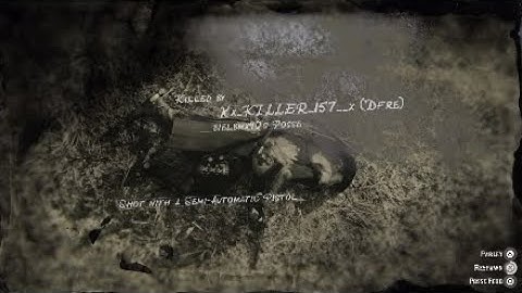 Red Dead Redemption 2 Online: Hackers