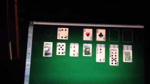 Playing Solitaire with the Tobii Rex dev kit