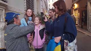 Украинцы со мной в Риме.
