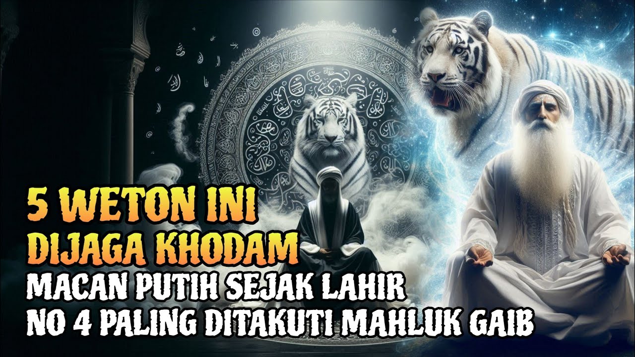 Jika Wetonmu Salah Satu dari 5 Ini❗Khodam Macan Putih Sudah Menjagamu Tanpa Kamu Sadar