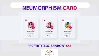Neumorphism Card | Propiedad (box-shadow) HTML y CSS screenshot 5