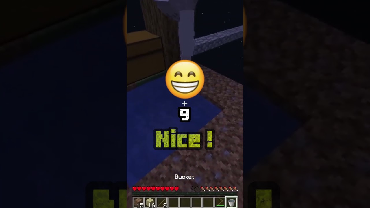 الجلطة فى ماين كرافت 🙂 #shorts  #minecraft