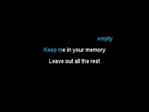 Karaoke Linkin Park Leave Out All The Rest Youtube