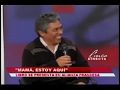 Dolors Beltran y Gilberto Sandoval (Chicho) entrevistados en la televisión peruana - 2018