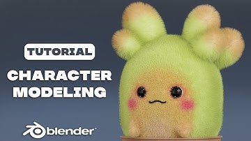 Cute Cactus Character Modeling - Blender 3D Tutorial for Beginners