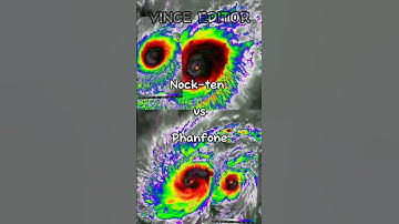 Nock-ten (2016) vs Phanfone (2019) #typhoon #debate #shorts