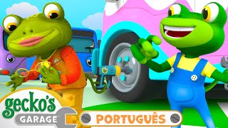 Vovó Gecko ao Resgate | 1 HORA DO GECKO | Garagem do Gecko em Português | Desenhos Animados Infantis