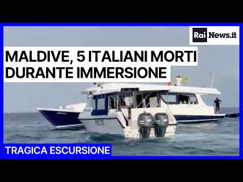Video Maldive, 5 italiani morti durante immersione