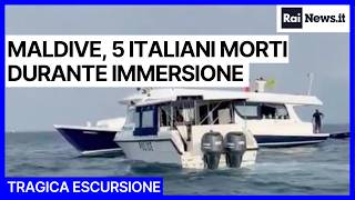 Maldives: Five Italians die while diving